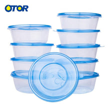 Load image into Gallery viewer, OTOR 50pcs 10oz 12oz 16oz  Plastic Bento Box