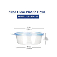 Load image into Gallery viewer, OTOR 50pcs 10oz 12oz 16oz  Plastic Bento Box