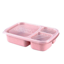 Load image into Gallery viewer, Picnic Wheat Straw Bento With Compartments
